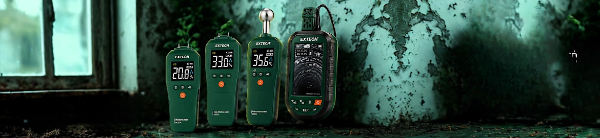 New Extech Moisture Range in a damp setting