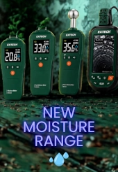 New Extech Moisture Range in a damp setting