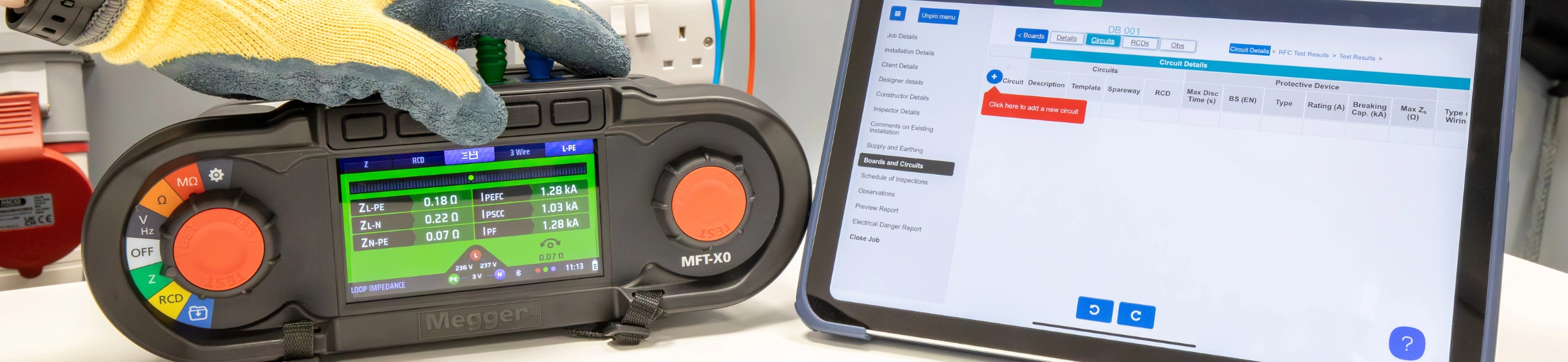Megger MFT-X0 Multifunction Tester with Software