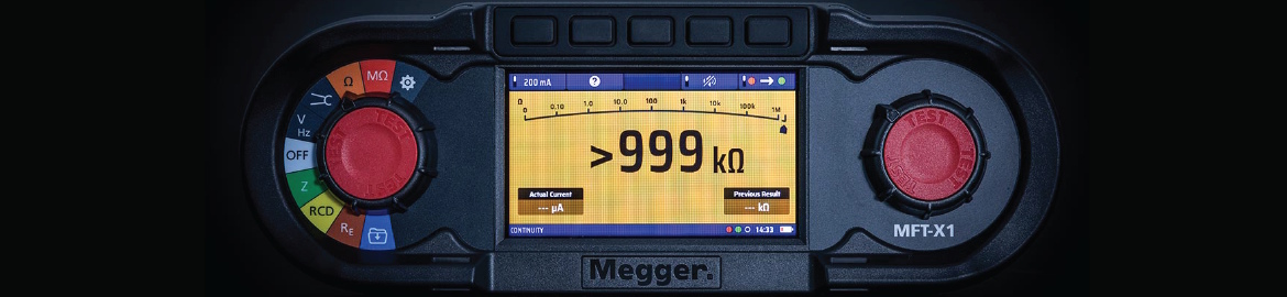 NEW Megger MFT-X1 Multifunction Tester