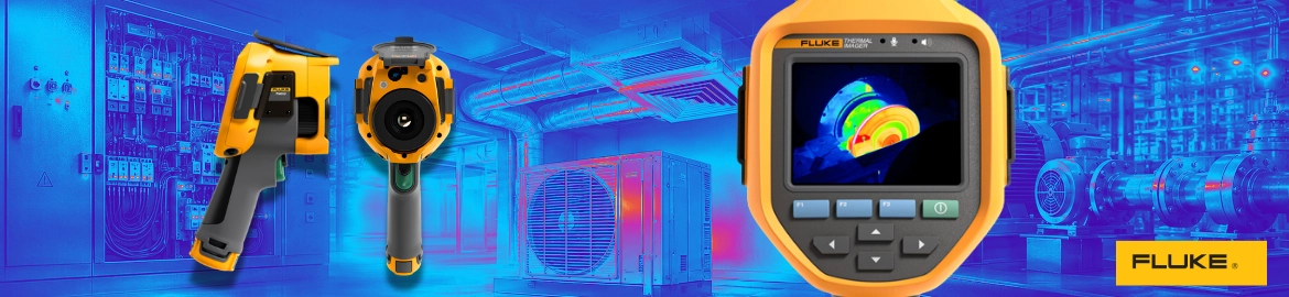 Application banner for the FLUKE new thermal cameras - Large