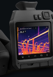 Condition monitoring with the FLIR T865 screen